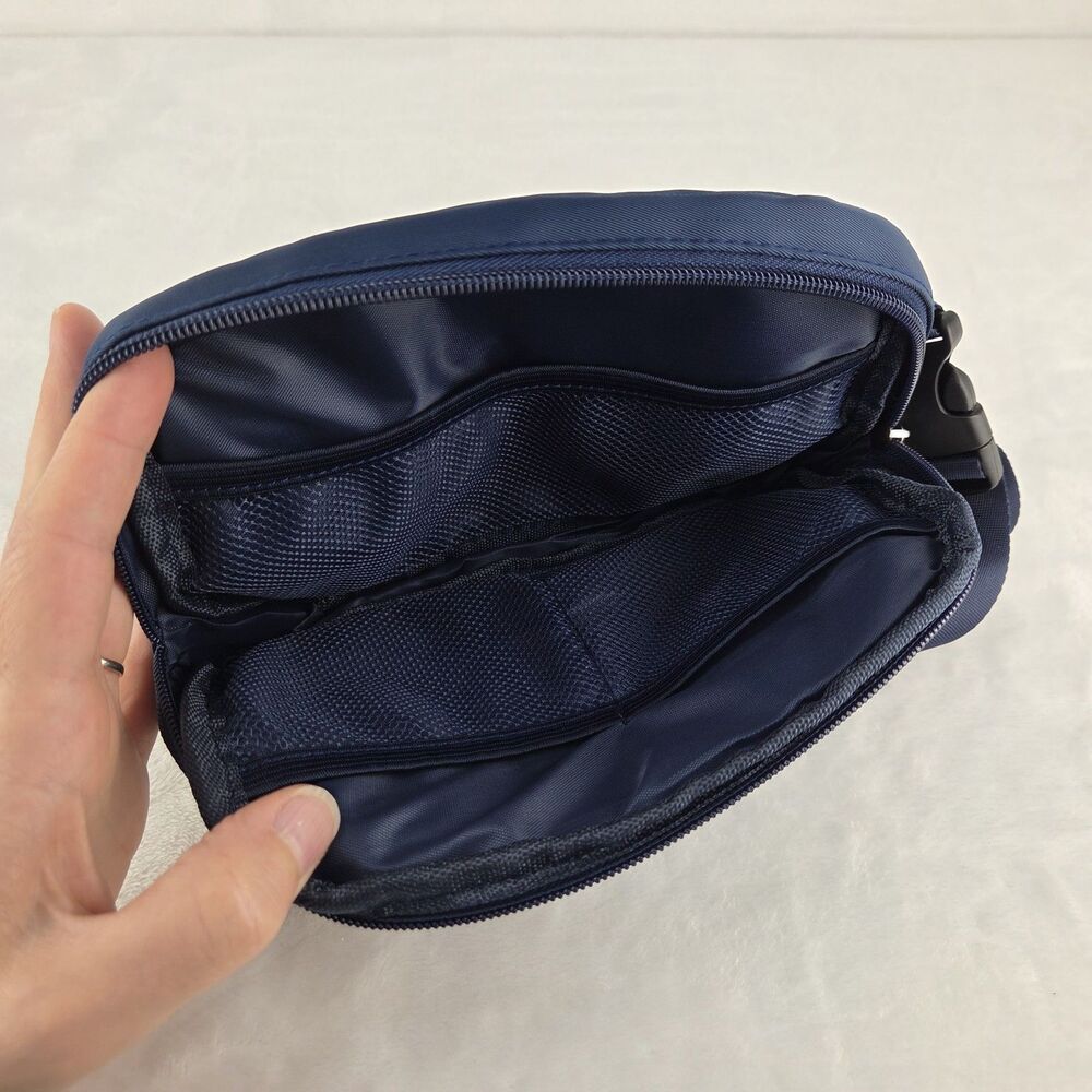 Atlanta Braves Crossbody Belt Bag Fanny Pack Navy 2 Pocket New SGA 6/17/2024 - Picture 10 of 11